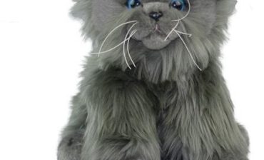 Anek Fluffy Fam kot szary 30cm