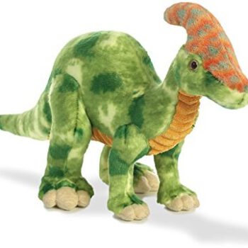 Aurora 60690, Dinozaur Parasaurolophus, 35 cm, miękka zabawka, zielony 60690