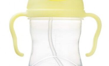B.box Kubek niekapek ze słomką Gelato Banana Split 240ml
