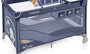 Baby Design Dream New, Łóżeczko turystyczne, Niebieskie