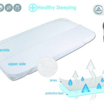 BabyMatex Multitex Podkład paroprzepuszczalny Safe frotte Biały 70x140 cm