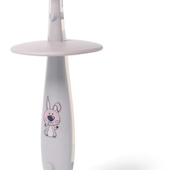 BabyOno Bezpieczna szczoteczka do zębów 12m+ : Kolor - szary