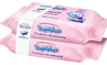 Bambino Chusteczki dla niemowląt 2x63 sztuki