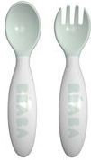 Beaba Sztućce plastikowe w etui Pastel Blue plastik