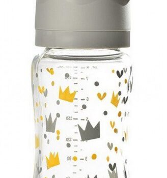 Beaba Yellow Grey Crown 240 ml szklana