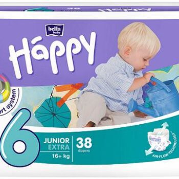 Bella Baby Happy Junior Extra (6) 16+ Kg - 38 Szt.