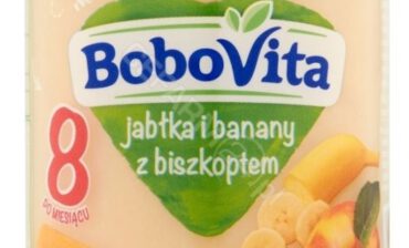 Bobovita Jabłka i banany z biszkoptem po 8 miesiącu 190g