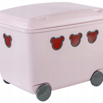 Branq Duży Pojemnik Na Zabawki Na Kółkach Bear Box 55L