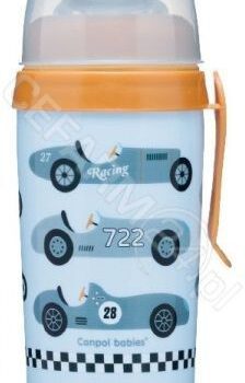 Canpol Babies Babies Babies, Racing, Bidon niekapek, 350 ml, Kabriolety