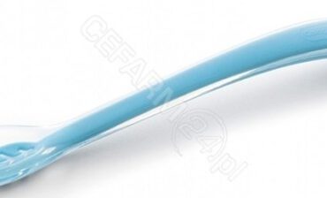 Canpol babies Canpol Silikonowa miękka łyżeczka 4m+ : Kolor - Niebieski