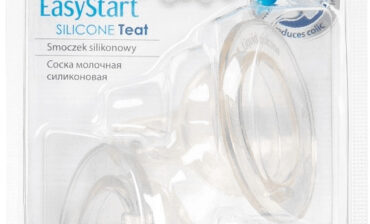 Canpol babies Silikonowe smoczki do butelki szerokootworowej EasyStart x2szt ŚREDNI