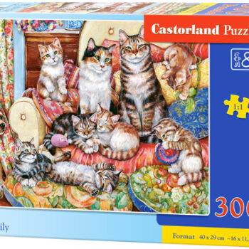 Castor Puzzle 300 Kocia Rodzina