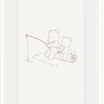 Ceba Baby 2 stronny przewijak z usztywnieniem 50x70) Comfort Papa Bear biały