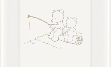 Ceba Baby 2 stronny przewijak z usztywnieniem 50x70) Comfort Papa Bear biały