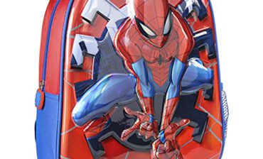 CERDA Unisex dziecięcy mochila Infantil 3D Premium Metalizada Spiderman metaliczny plecak, wielokolorowy, 26,0 x 31,0 x 10,0 cm