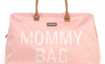 Childhome Mommy Bag, Torba podróżna, Różowy