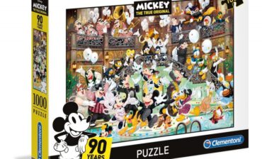 Clementoni Puzzle 1000 elementów Hight Quality - Mickey 90 years of magic