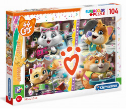 Clementoni Puzzle 104 Bajka 44 Cats Brokat