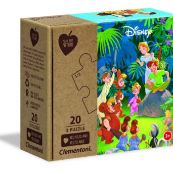 Clementoni Puzzle 2x20 Play For Future Jungle Book+Peter Pan