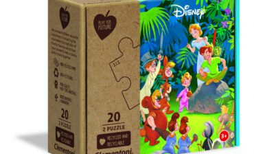 Clementoni Puzzle 2x20 Play For Future Jungle Book+Peter Pan
