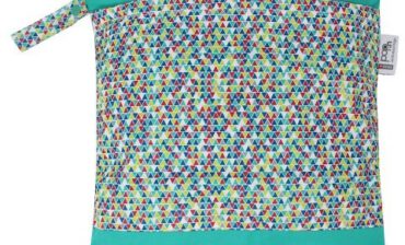 Close Torba na mokre pieluszki, Bright Triangles,
