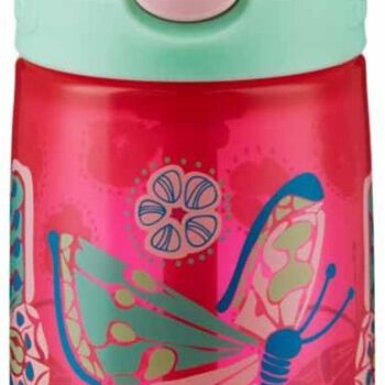 Contigo Butelka dla dzieci na wodę Contigo Gizmo Flip 420 ml - sparkles white butterfly 2115036