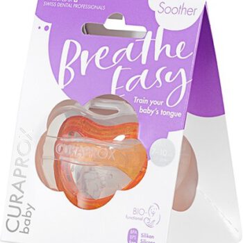 CURAPROX CURAPROX Baby Smoczek SOLO rozmiar 1 - POMARAŃCZOWY 7-10kg
