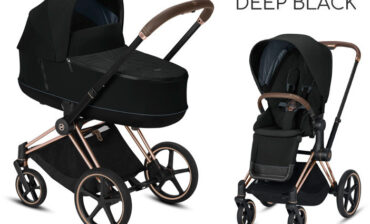 Cybex PRIAM 2.0 ROSEGOLD 2w1 Deep Black