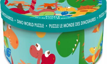Dino Puzzle Dinozaury Scratch w Pudełku 40 element 8022678582