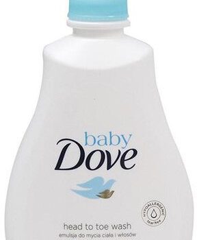 Dove Dove Baby Emulsja nawilżająca do mycia ciała i włosów dla dzieci 400ml