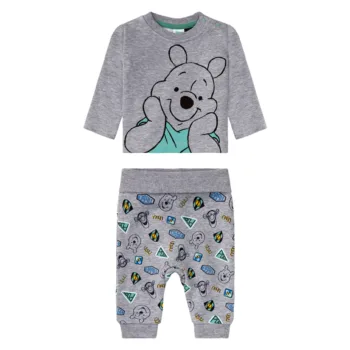Dres niemowlęcy (bluza + spodnie), 1 komplet (74/80, Wzór Kubuś Puchatek)