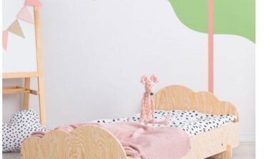 Drewniane pojedyncze łóżko młodzieżowe Mailo 4X