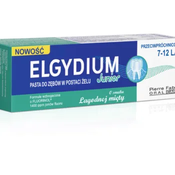 Elgydium Eludril Elgydium Junior o smaku łagodnej mięty Pasta do zębów dla dzieci 7-12 lat  50 ml