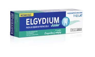 Elgydium Eludril Elgydium Junior o smaku łagodnej mięty Pasta do zębów dla dzieci 7-12 lat 50 ml