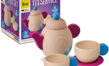 Erzi SERWIS DO HERBATY drewniany zestaw do zabawy 10649