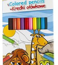 GIMBOO Kredki ołówkowe sześciokątne, 12szt., mix kolorów 17241529-99