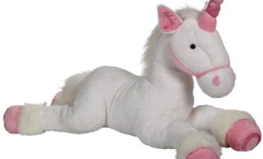 Gipsy 070095 pluszowy jednorożec 80 cm różowy 070095