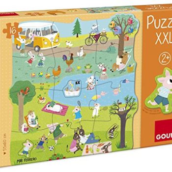 Goula Znane d53427 Puzzle XXL jeden dzień na wsi
