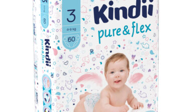 HARPER Kindii Pure & Flex Pieluchy jednorazowe 3 (4-9kg) 1op.-60szt