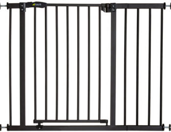 Hauck Bramka zabezpieczająca Close'n Stop + 21 cm rozszerzenie charcoal 597200