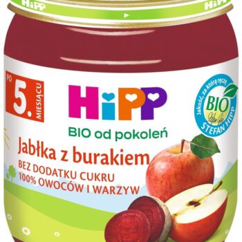 Hipp przecier owocowo-warzywny Jabłka z Burakiem Bio 125g
