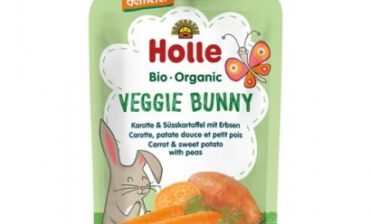 Holle Baby Mus warzywny Wegetariański Królik marchewka słodki ziemniak groszek - 100 g L061