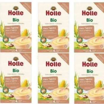 Holle Bezmleczna Kaszka Kukurydziana z Tapioką od 4 msc. 6x250g