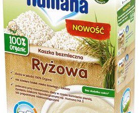 Humana 100% Organic Kaszka bezmleczna ryżowa po 4 m-cu