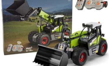 Import LEANToys Klocki Konstrukcyjne Koparka CADA Zdalnie Sterowana 1469 Elementów 9235