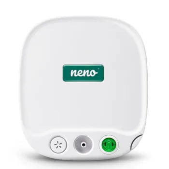 Inhalator Neno Sente  certyfikowany produkt medyczny w kolorze biało - zielonym