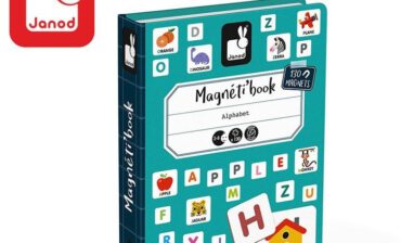 Janod Magnetyczna układanka Alfabet Magnetibook kolekcja 2018, J02712