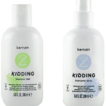 Kemon KEMON KIDDING SHAMPOO, DISTRICANTE SPRAY - ŁAGODNY SZAMPON I SPRAY DLA DZIECI UŁATWIAJĄCY ROZCZESYWANIE, 2X200ML