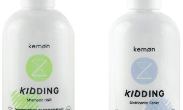 Kemon KEMON KIDDING SHAMPOO, DISTRICANTE SPRAY - ŁAGODNY SZAMPON I SPRAY DLA DZIECI UŁATWIAJĄCY ROZCZESYWANIE, 2X200ML