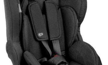 KinderKraft 4Kraft Safety-Fix, 9-36 kg, Black
